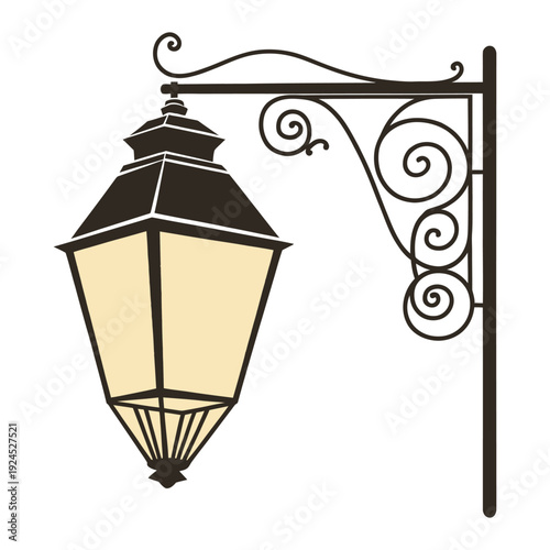 old street lamp