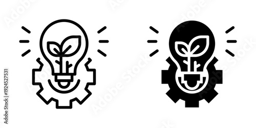 Save energy icon, element icon for design branding, print, and digital media