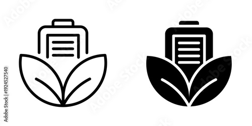 Green energy icon, element icon for design branding, print, and digital media