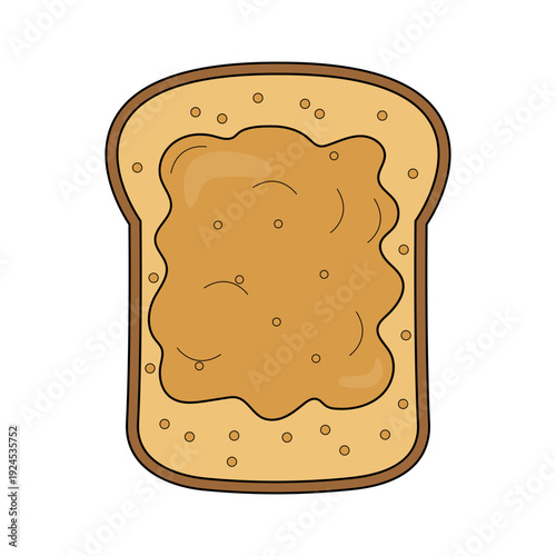 Peanut Butter Toast Slice