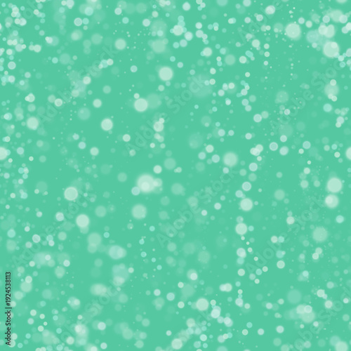 雪(光)の舞う背景素材模様(ブルーグリーン)