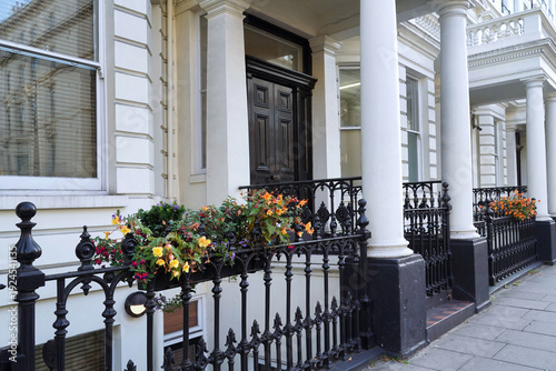 Wallpaper Mural Portico entrance to elegant townhouse in Kensington area of London, England Torontodigital.ca