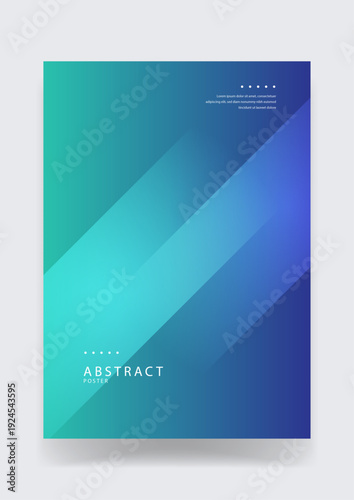 Professional abstract background featuring soft diagonal shapes and a vibrant teal to blue gradient