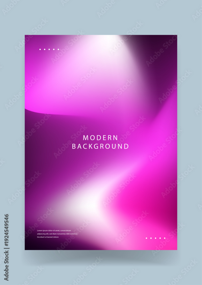 Fototapeta premium Trendy purple and magenta fluid background with a soft glowing mesh texture for modern digital presentation and branding