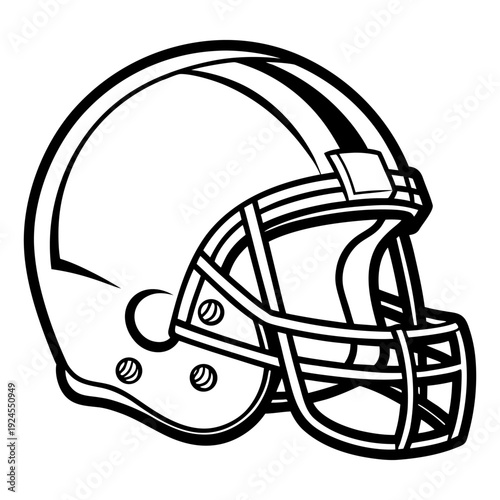 Football Helmet Outline
