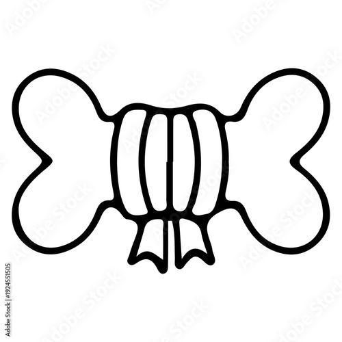 Wrapped Dog Treat Icon