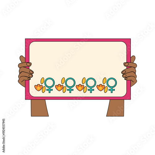 Feminist Protest Sign Template