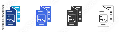 flayer icon set multiple style collection