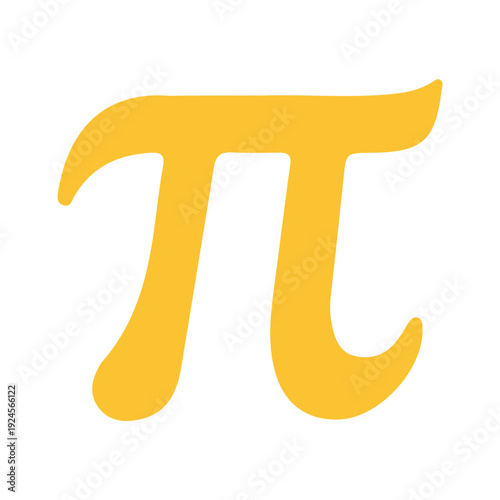 Golden Pi Symbol Graphic