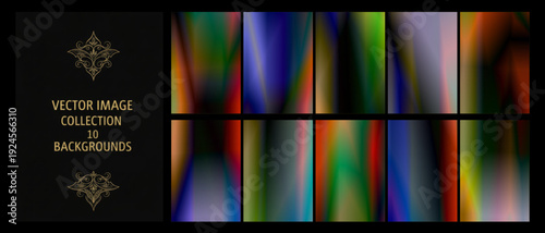 A set of rich brown-green gradients with deep shadows and glowing stripes, perfect for striking posters, movie titles, tech branding, and immersive digital projects.