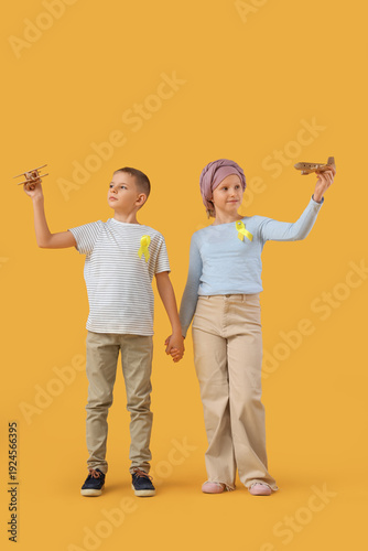 Little children with childh...
