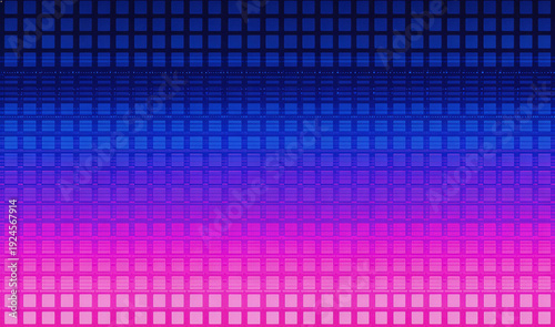 Wallpaper Mural Abstract colorful grid pattern background with gradient from blue to pink. Digital art texture with square pixels, suitable for design and decorative elements. Torontodigital.ca