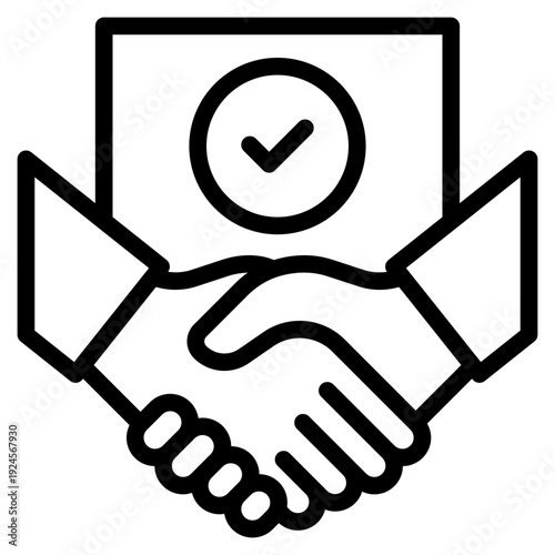 Mutual respect icon vector illustration