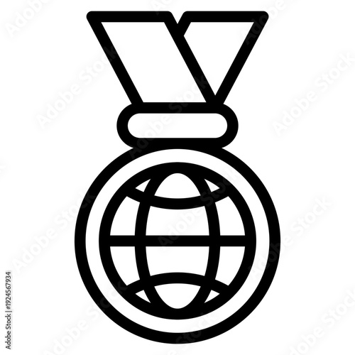 Medal award vector illustration