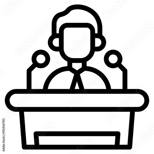 Ambassadors icon vector illustration