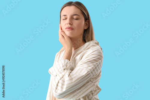 Young woman suffering from ...