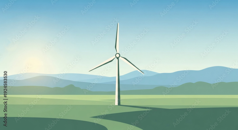 Obraz premium wind turbines