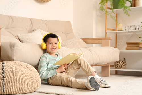 Cute little Asian boy in he...