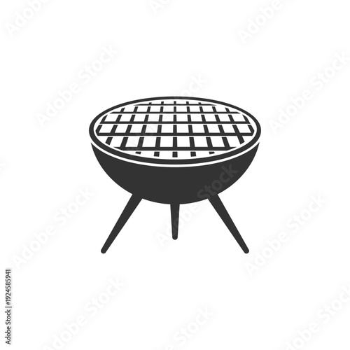 barbecue grill on a white background