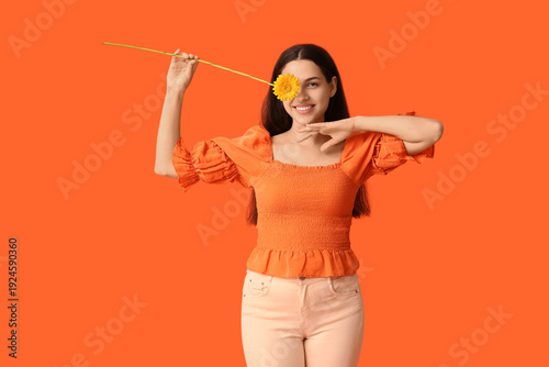 Beautiful young happy woman...