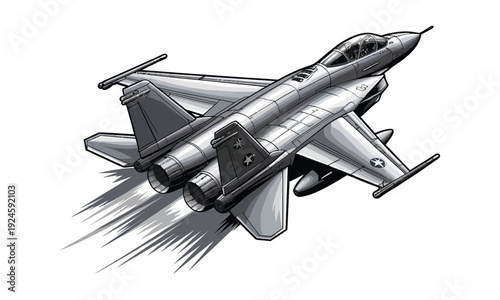 military jet fighter