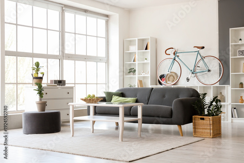 Interior of stylish living ...