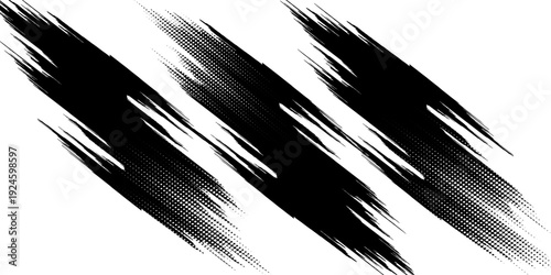 Abstract speed line style dark blue halftone banner design template. Elegant vector illustration. modern. eps10