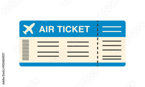 航空券 チケットデザイン トラベルイメージ ベクターイラスト