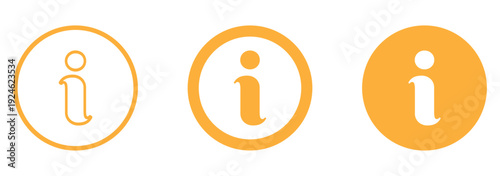 Information icon collection. Info icons Info Point Icon. Help notification for interfaces, tooltips, or instructional UI designs. eps 10