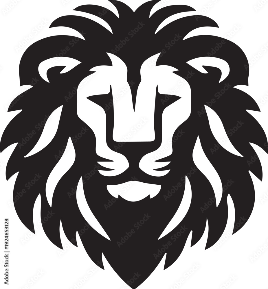 Fototapeta premium Lion logo design icon symbol vector template