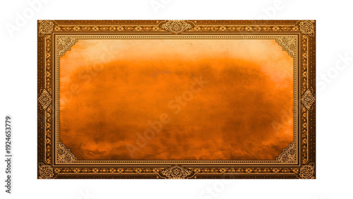 antique gold frame for writing