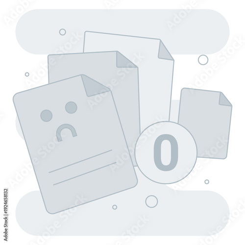 Empty File Empty States Illustration