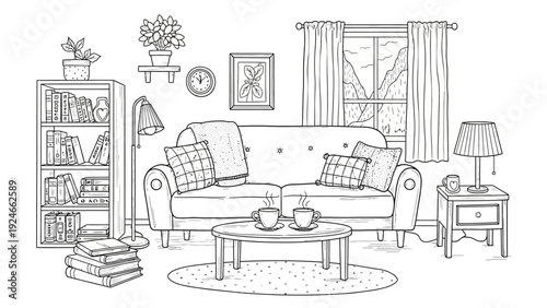 Living Room Furniture Interior Design.