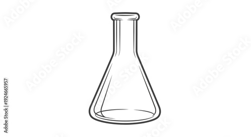 Laboratory Glassware, Erlenmeyer Flask, Scientific Equipment, Chemistry, Biology, Research