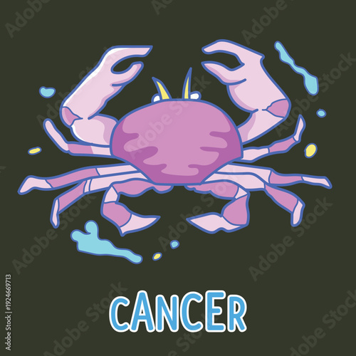  Gemini Zodiac Vector Icon Illustration Dark Background