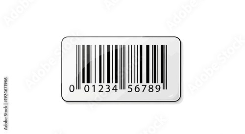 Barcode Scan Line Product Identification Retail Price Tag Label