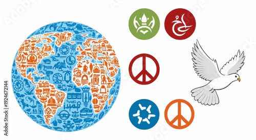 Global Page Page Page Logo Designs for Icon Symbol Symbolize Piece Pieces Piece Globalize Globalize.