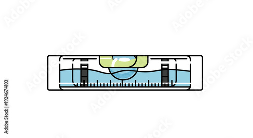 Bubble Level Tool for Measuring Flatness and Alignment