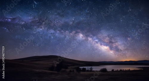 Beautiful night sky free from light pollution symbolizing benefits of reduced artificial lighting.