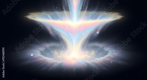 a cross in the middle of a black background