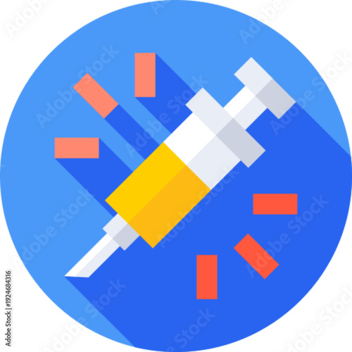 Vintage Syringe Antique Medical Icon