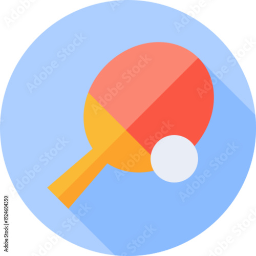 Table Tennis Ping Pong Sport Icon