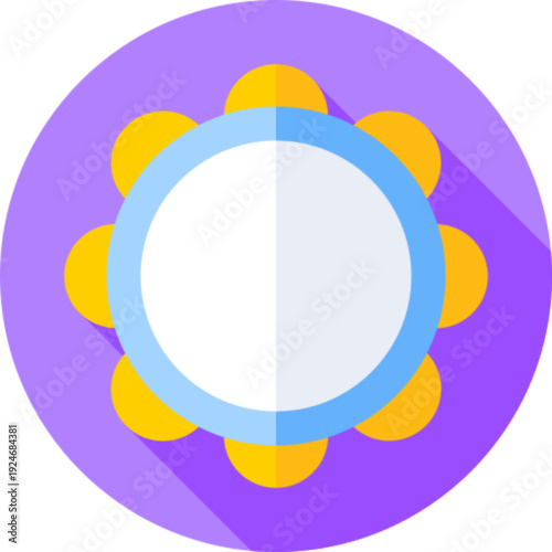 Tambourine Musical Instrument Percussion Icon