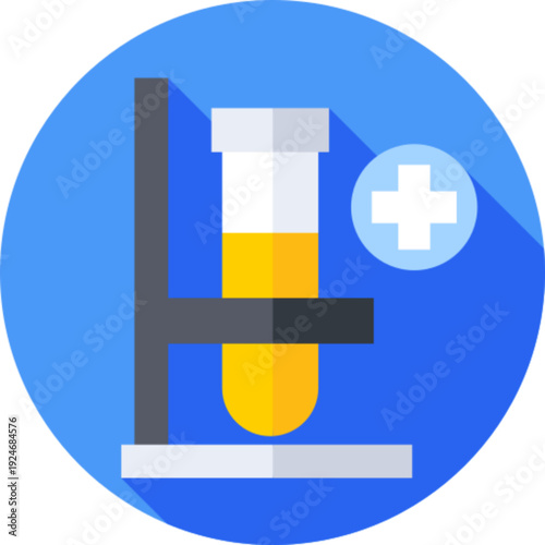 Test Tube Laboratory Science Experiment Icon