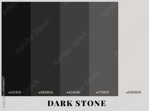 Impactful dark tonal synergy suited for contemporary industries