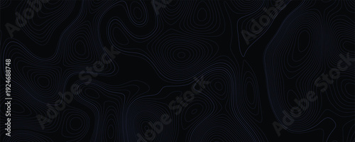 Modern topographic map design with black background.