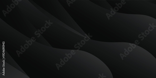 A luxurious, high-end background with a dark theme and elegant curves creates a sophisticated atmosphere for the design, giving it a premium feel, while the soft orange-gold curves stand out.