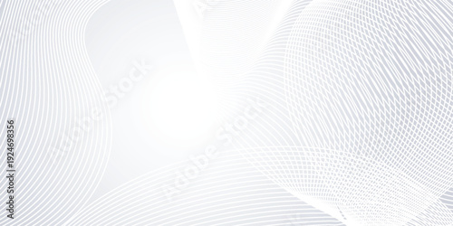 Premium background design with white line pattern texture in luxurious pastel colors. Abstract horizontal vector template.