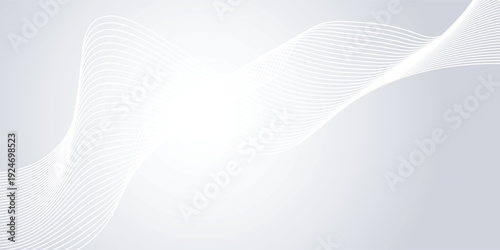 Premium background design with white line pattern texture in luxurious pastel colors. Abstract horizontal vector template.