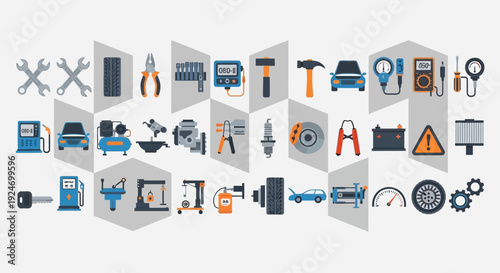 Medical and Healthcare Icons Set with Hospital and Health Service Symbols
